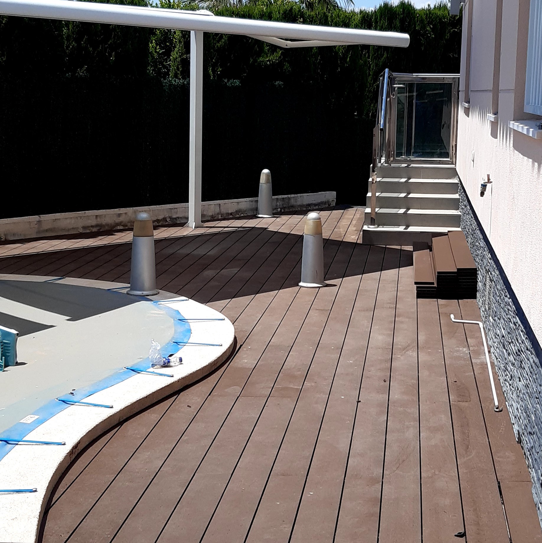 Decoración de piscina